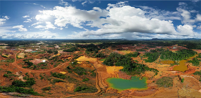 El Arco Minero nace en el sur de Venezuela y termina en la isla de Barbados