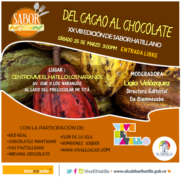 FLYER SABOR HATILLANO DEL CACAO AL CHOCOLATE