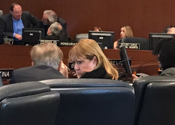 Canciller argentina Susana Malcorra presente en sesión extraordinaria sobre crisis venezolana (FOTO)