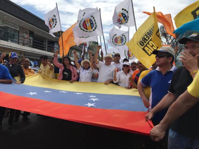 MUD marcha en Guayana 1