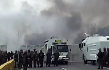 GNB activa ballenas contra manifestantes en Valencia