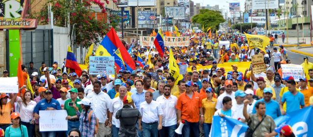 Zulianos marchando