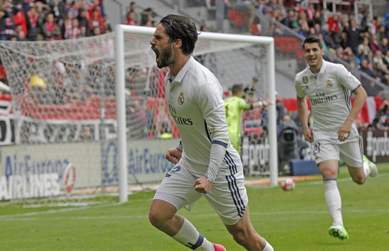 El Real Madrid entrena con la mirada puesta en el partido ante el Bayern