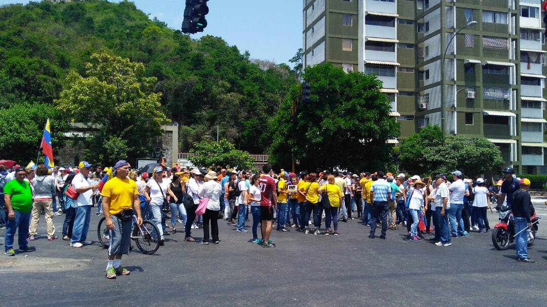 En Caurimare dicen presente este jueves #20A (Fotos)