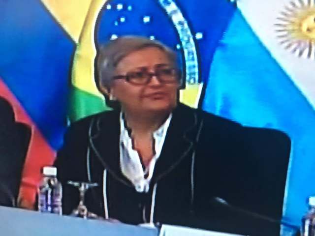 Tibisay Lucena, presidenta del CNE.