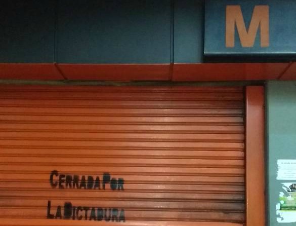 Cierran estación Bello Monte del Metro de Caracas #20Jul