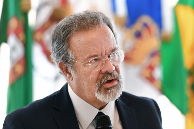 Ministro de Defensa de Brasil, Raul Jungmann   AFP PHOTO / EVARISTO SA