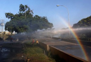 Un arcoíris en medio de la feroz represión (FOTO)