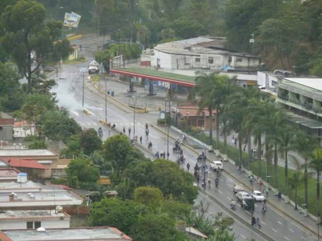 @TVVnoticias  / Manifestantes en San Antonio 