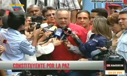 Cabello: Quien convoca la Asamblea Nacional Constituyente es quien coloca las reglas