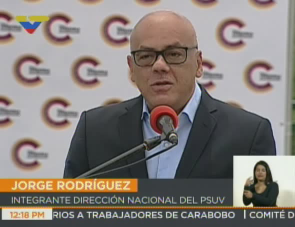 Jorge Rodríguez: Este jueves se ofrecerá el cronograma electoral para Constituyente