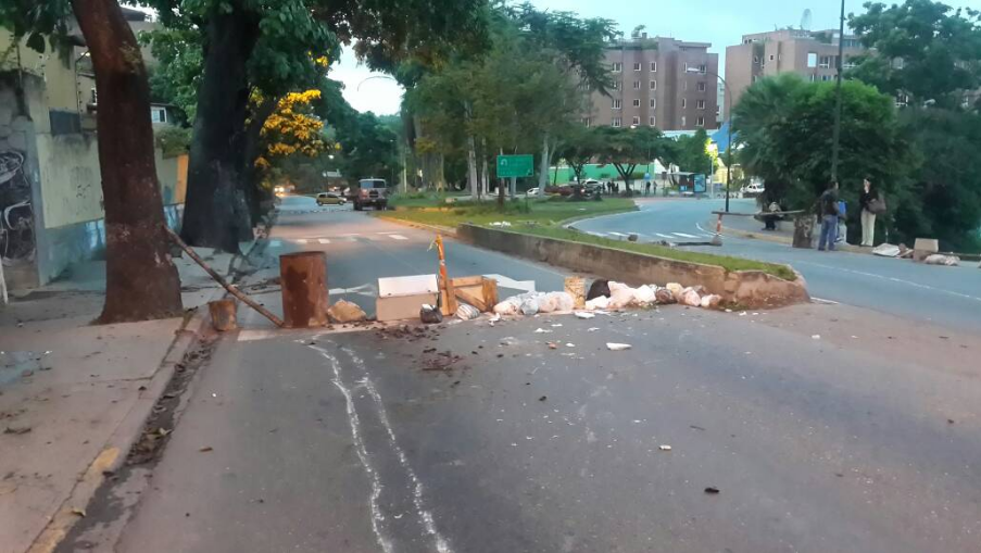 Manifestantes cerraron el paso en varias zonas de El Hatillo #22May