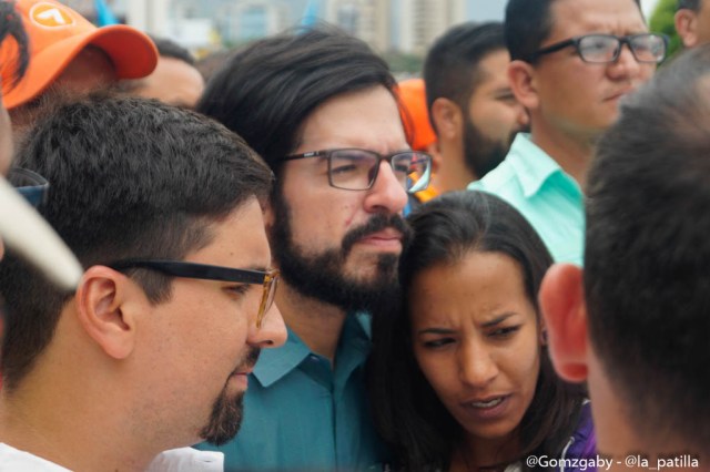 Así transcurrió la marcha en la Autopista Francisco Fajardo este miércoles 03 de mayo. 