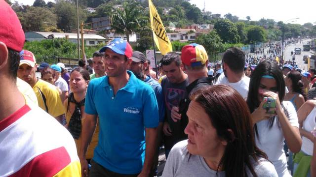 El gobernador del estado Miranda, Henrique Capriles