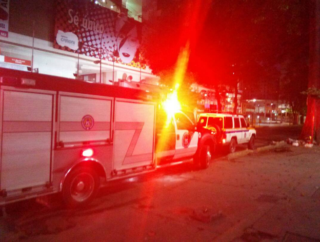 Un incendio se registró en residencias Paraíso Plaza