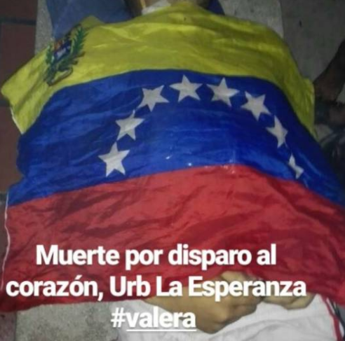 Asesinan a joven de un disparo durante protesta en Valera #20May