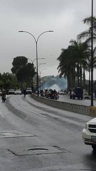 Represión en Altos Mirandinos / Foto La Patilla