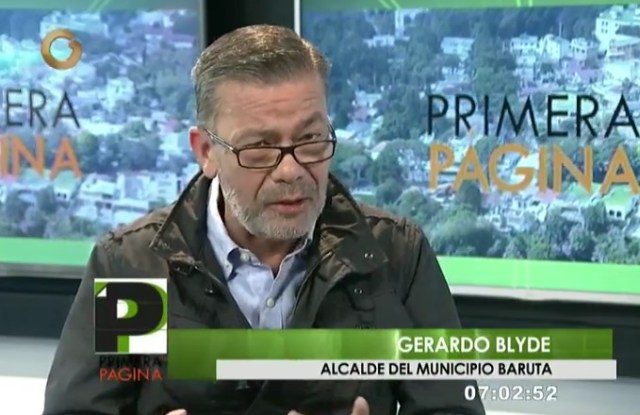 Gerardo Blyde, alcalde del municipio Baruta y abogado constitucionalista / Foto captura tv