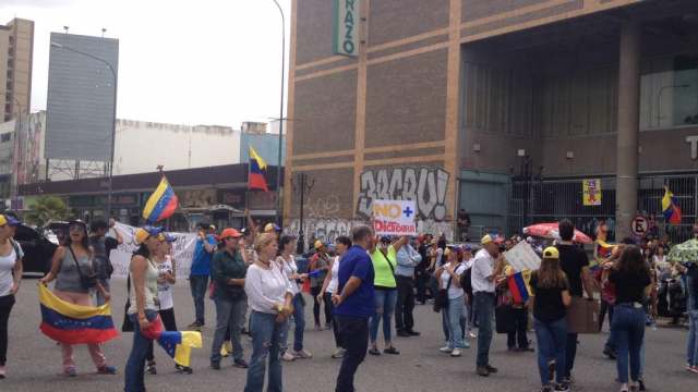 Foto: En Carabobo se concentraron para la marcha por la libertad de expresión / Andrews Abreu