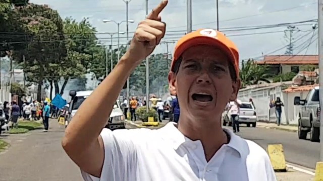 El dirigente de VP, Marcos Cardozo (Foto: Prensa VP Bolívar)