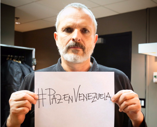 Miguel Bosé denuncia la violación de DDHH en Venezuela publicando sórdido video de tortura