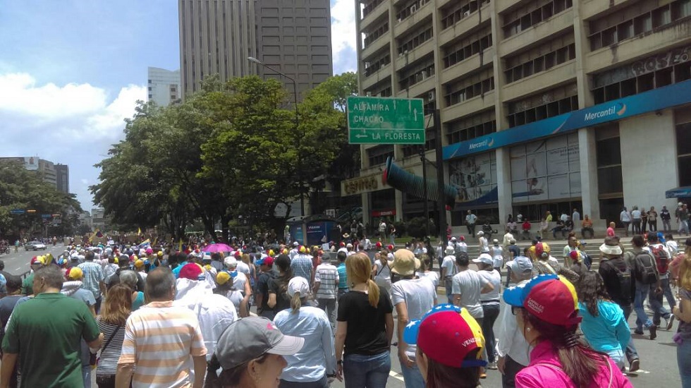 Arranca marcha desde el Parque Cristal #31May (Fotos)