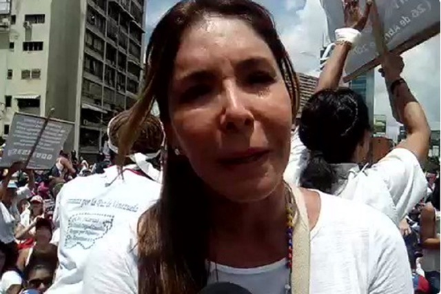 Viviana Gibelli desde la marcha de las mujeres