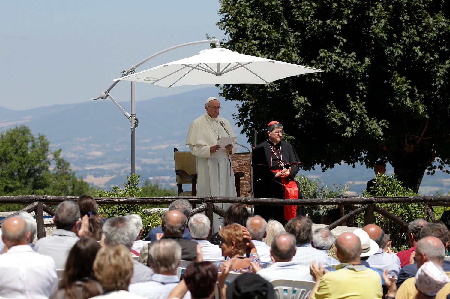 El papa Francisco en peregrinaje en el norte y centro de Italia (Fotos)