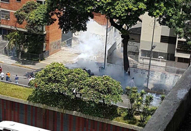 Foto: Trancazo en la avenida Libertador / Cortesía 