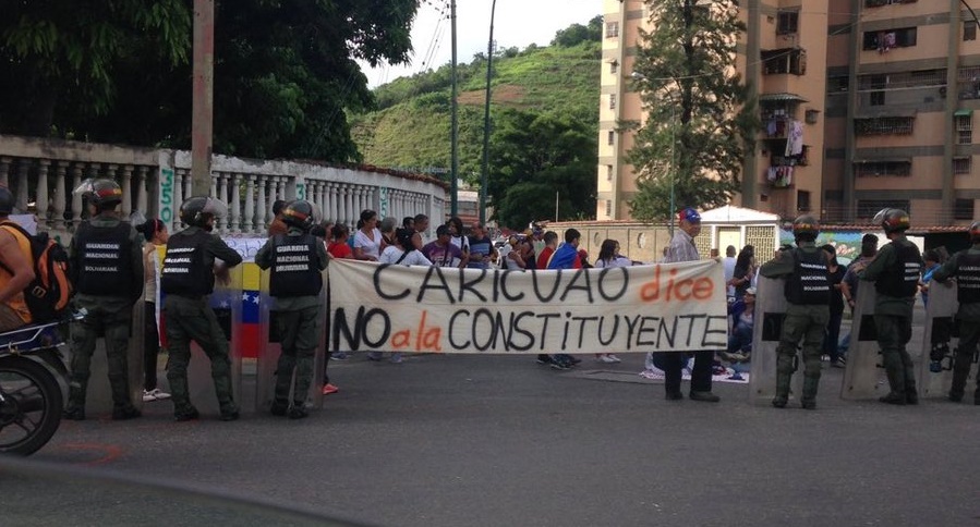 En Caricuao también decidieron plantarse contra la Constituyente #5Jun
