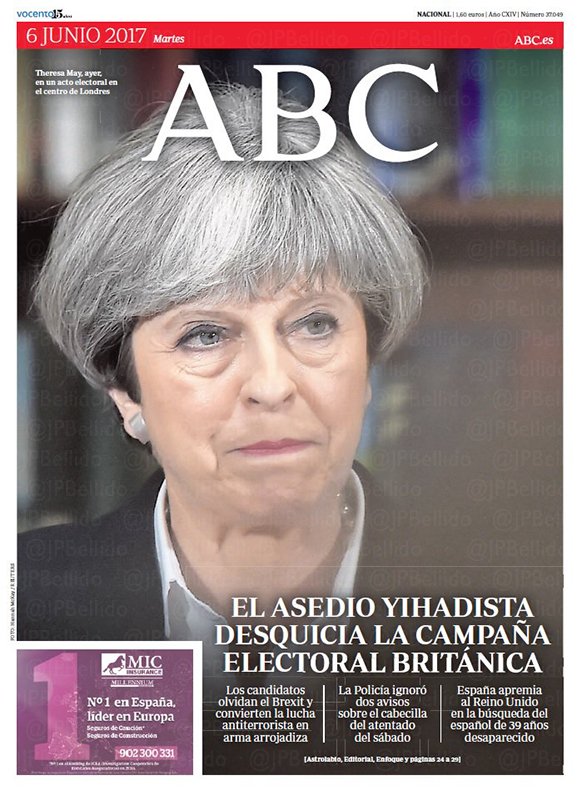 Portadas de la prensa internacional de este martes 06 de abril de 2017