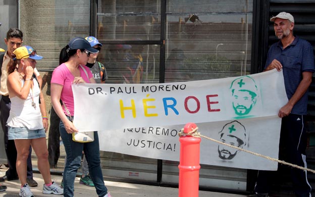 Familiares de Paúl Moreno piden justicia frente a tribunales