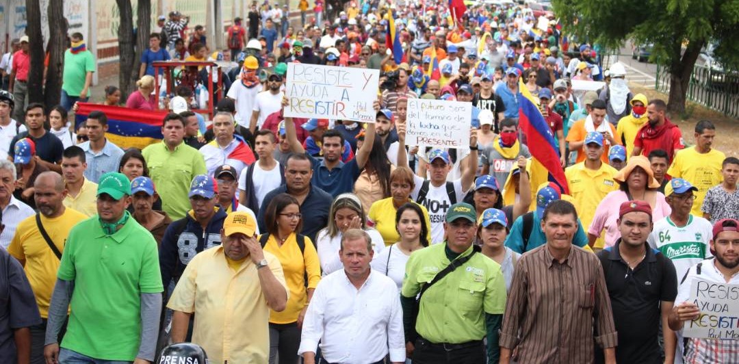 En el Zulia también reprimieron a la marcha que se proponía llegar al CNE