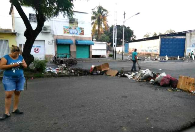 Foto: Reportan protestas en varios puntos de Maracay  / Cortesía