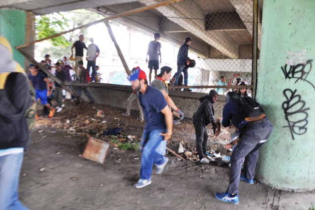 La represión alcanzó a los manifestantes en la Fajardo (Foto: News Report)