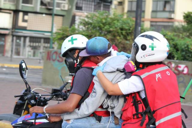 Detenidos en Altamira Foto: Lapatilla /Régulo Gómez 