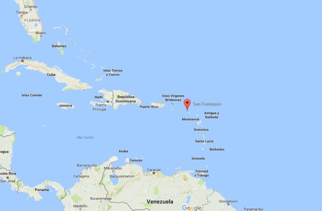 Sal Eustaquio es una muy pequeña isla perteneciente al caribe holandés 