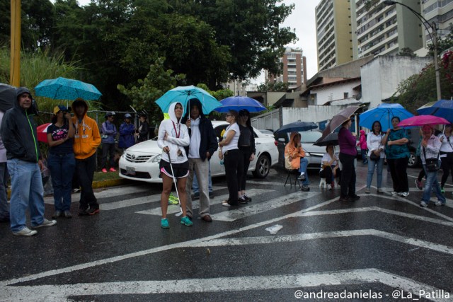 Sociedad civil en el trancazo de este miércoles en Caracas. Foto/Lapatilla