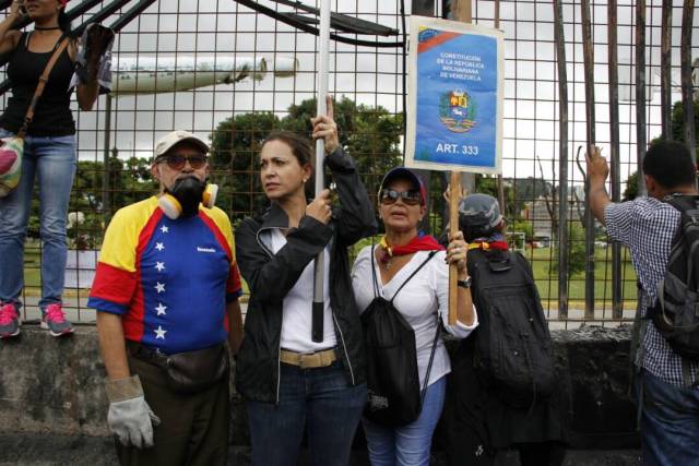 María Corina Machado: Hoy, 24 junio de 2017, los verdaderos libertadores están en la calle. Foto: Vente Venezuela