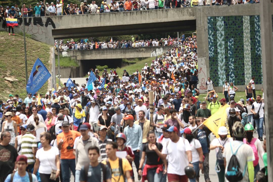 Antes de la represión, así se desarrolló la marcha de este #19Jun (FOTOS)