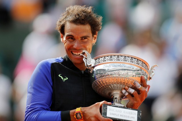 El tenista español Rafael Nadal gana su décimo Roland Garrós / Foto Reuters / Benoit Tessier 