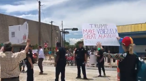 Foto: Los venezolanos en Miami también se manifestaron tras cancelación de acuerdo con Cuba / Mario Pentón 