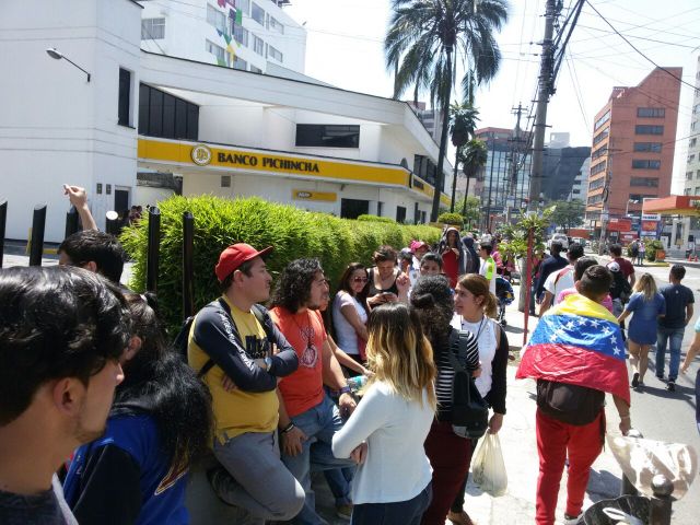 Venezolanos abarrotaron la ciudad de Quito en Ecuador. Foto: Jonathan Gutiérrez