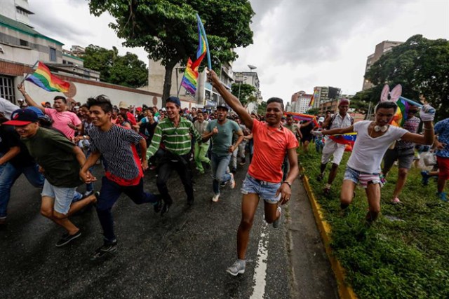 Marcha del Orgullo Gay en Caracas / Foto: EFE