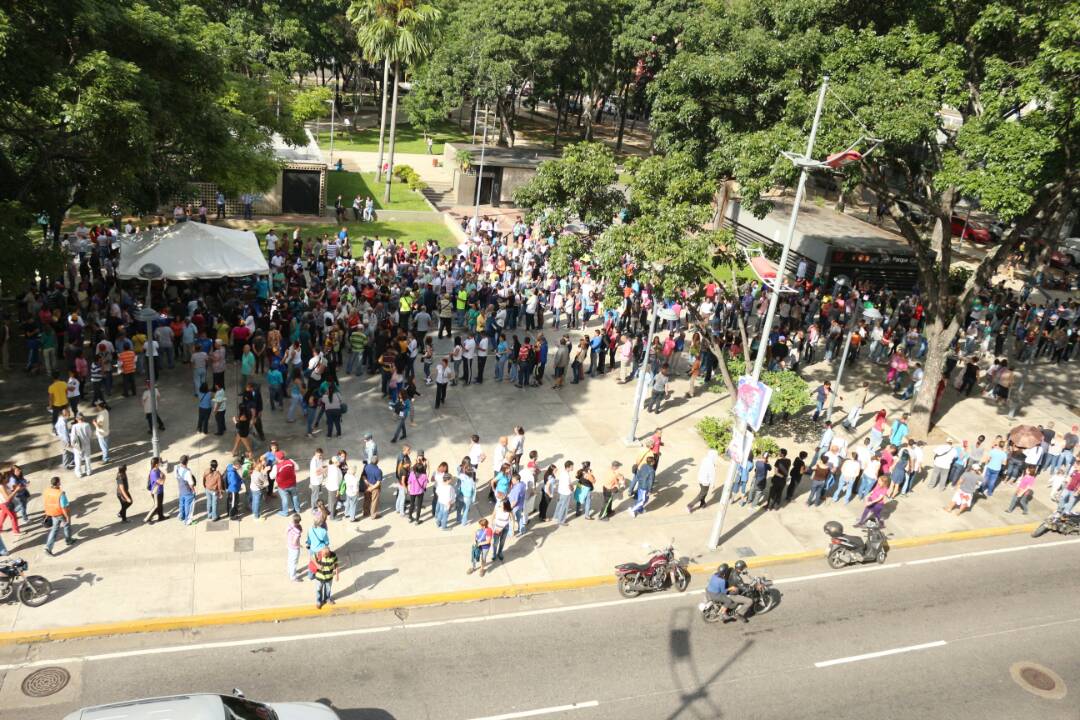 Así se ve el punto soberano en Parque Carabobo a las 10:00am (fotos) #16Jul