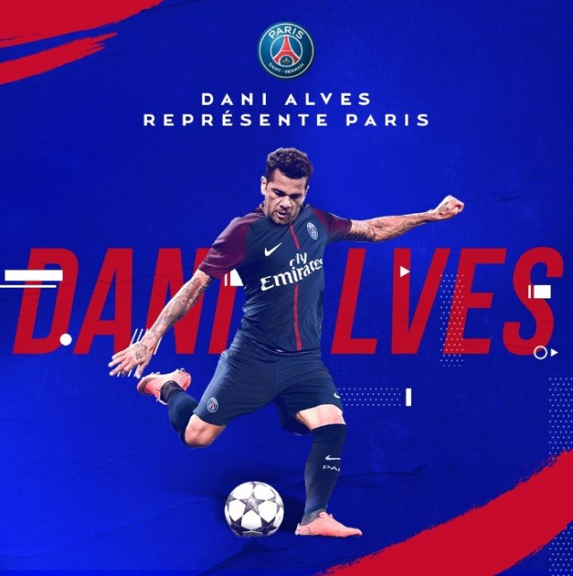 Dani Alves. Foto: Twitter/@PSG_inside 