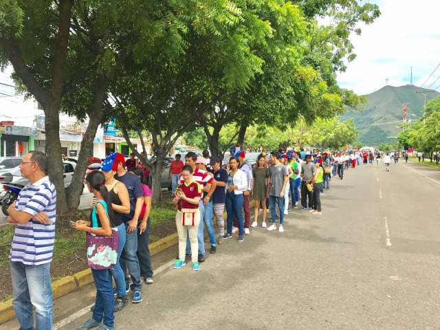 Punto soberano de San Diego, estado Carabobo (Foto: @DanyCosmoVenezuela)