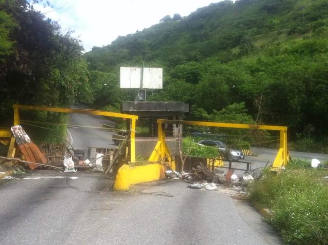 La Viga en Parque Caiza cerrada durante paro cívico nacional // Foto @luisdavidperez