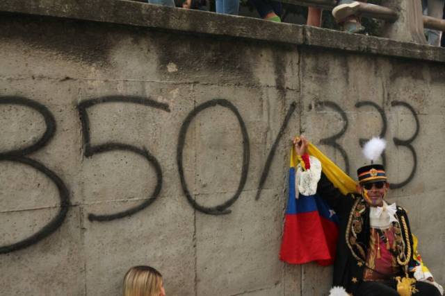 La vigilia en honor a los libertadores caídos: Del inicio a la represión Foto: Will Jiménez / LaPatilla.com