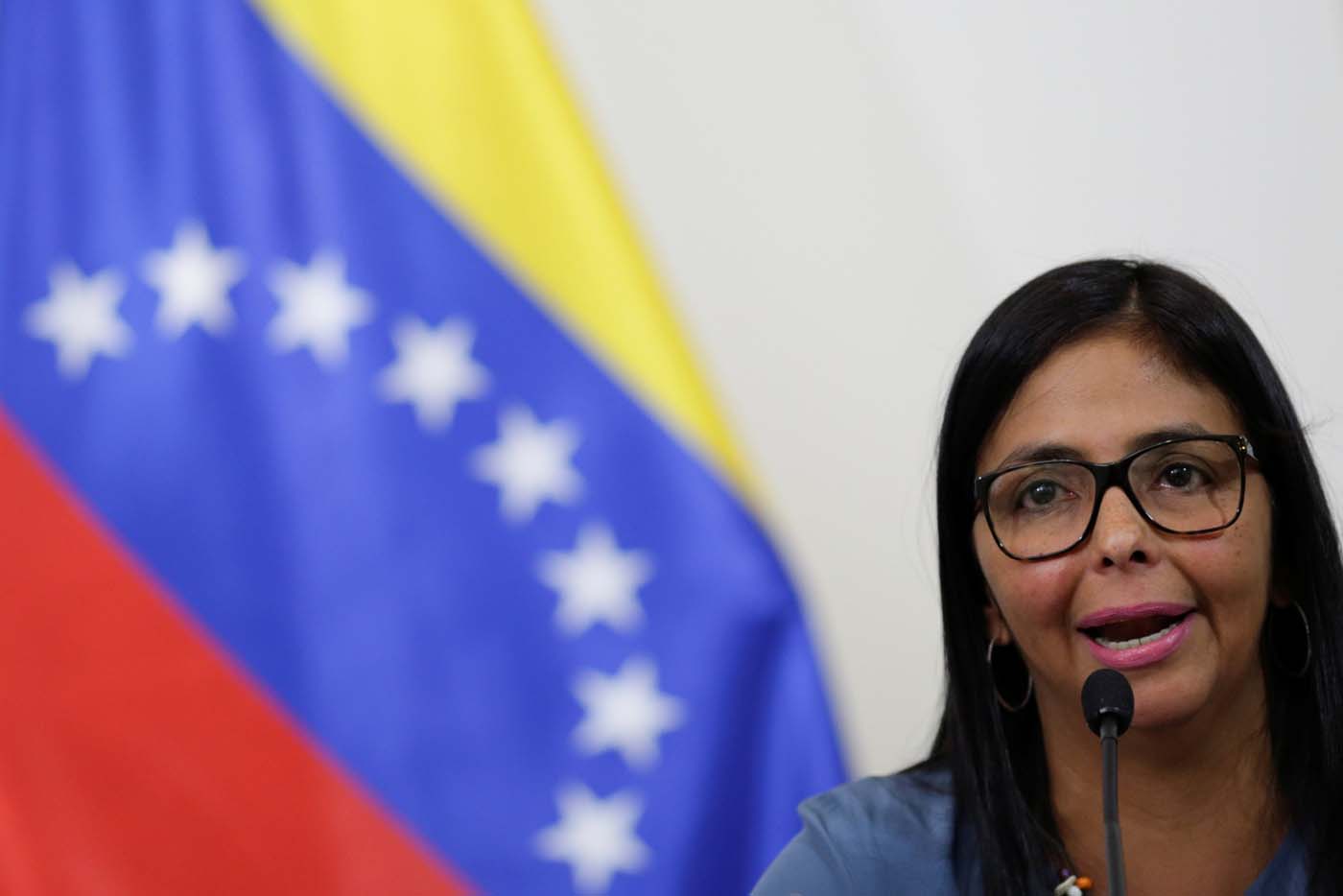 Delcy Eloína anunció la primera muerte por coronavirus en Venezuela (Video)